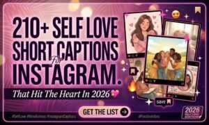 Self Love Short Captions For Instagram That Hit The Heart In 2026