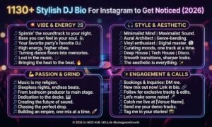 Stylish DJ Bio For Instagram to Get Noticed (2026)