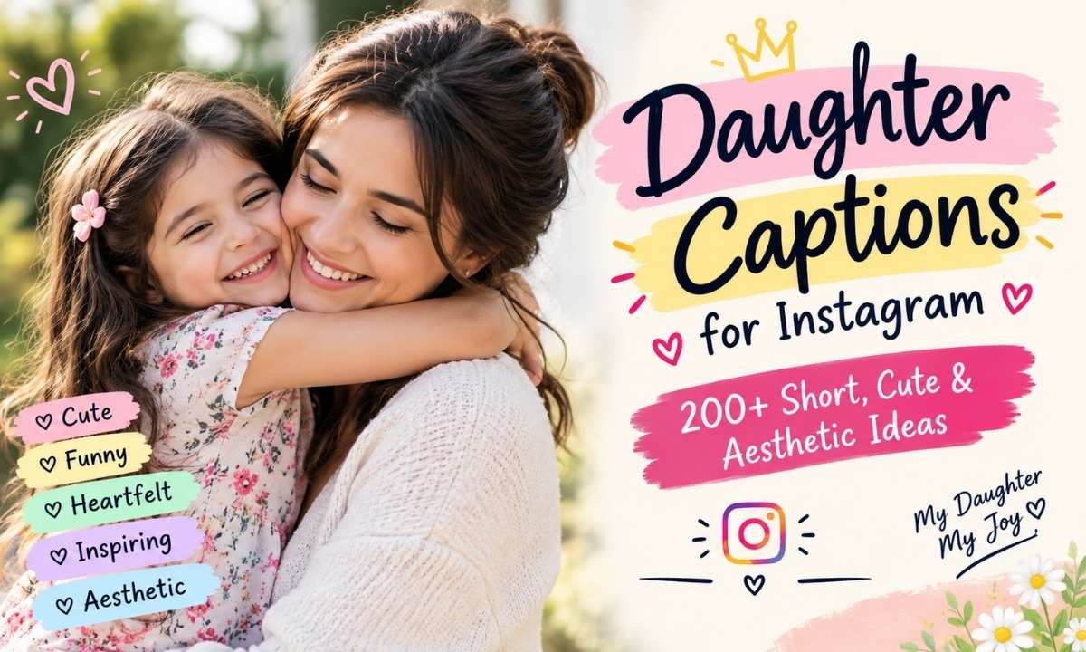 Daughter Captions for Instagram