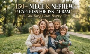Niece and Nephew Captions for Instagram